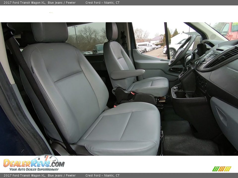 Front Seat of 2017 Ford Transit Wagon XL Photo #22