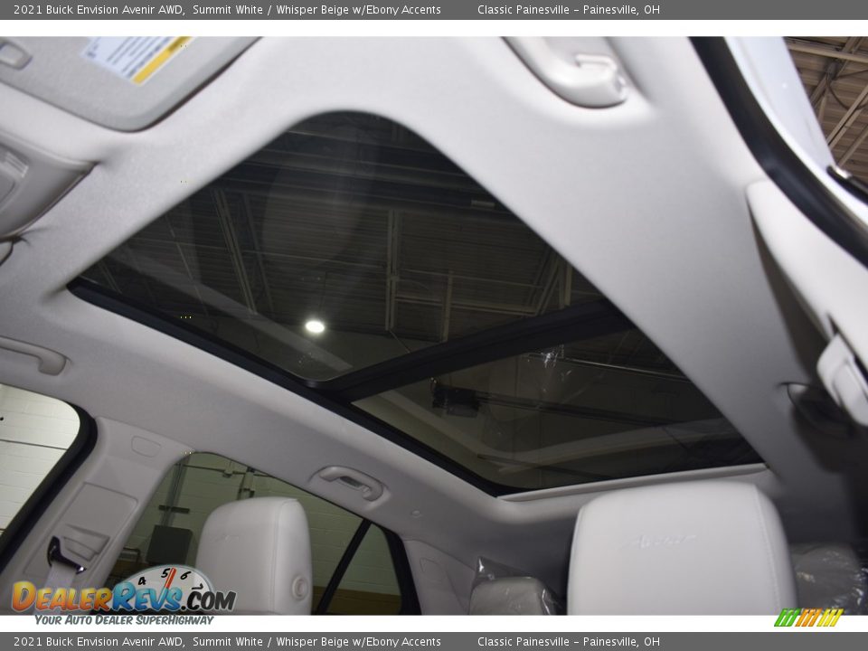 Sunroof of 2021 Buick Envision Avenir AWD Photo #7