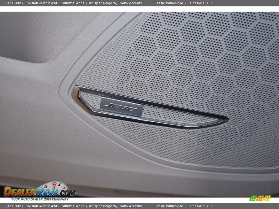 2021 Buick Envision Avenir AWD Summit White / Whisper Beige w/Ebony Accents Photo #11