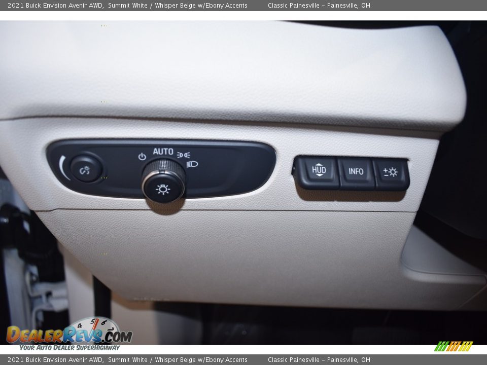 Controls of 2021 Buick Envision Avenir AWD Photo #12