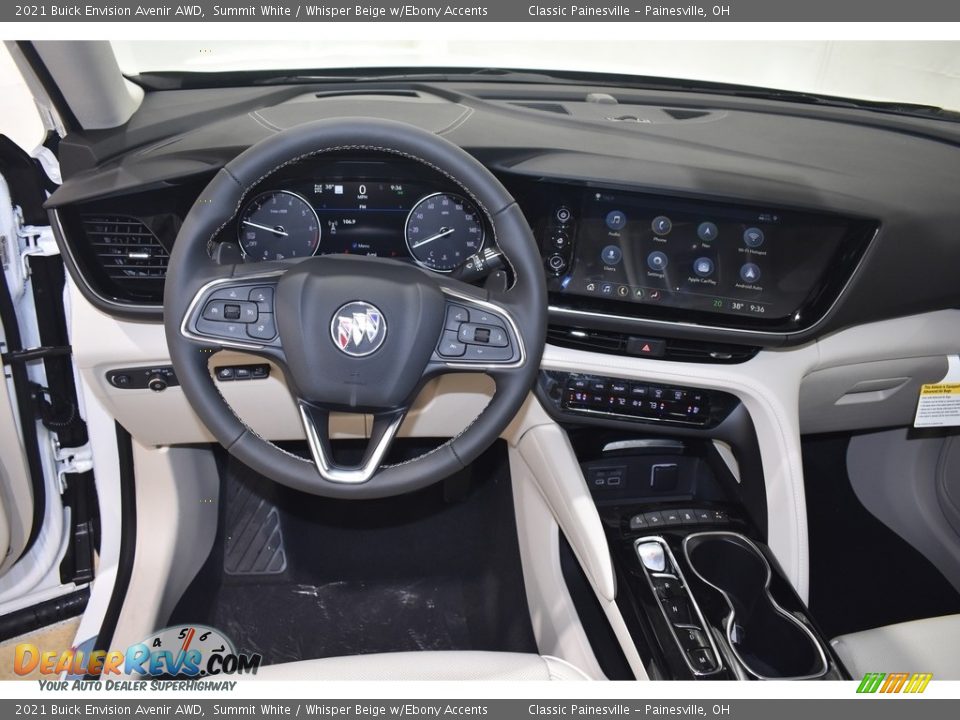 Dashboard of 2021 Buick Envision Avenir AWD Photo #16