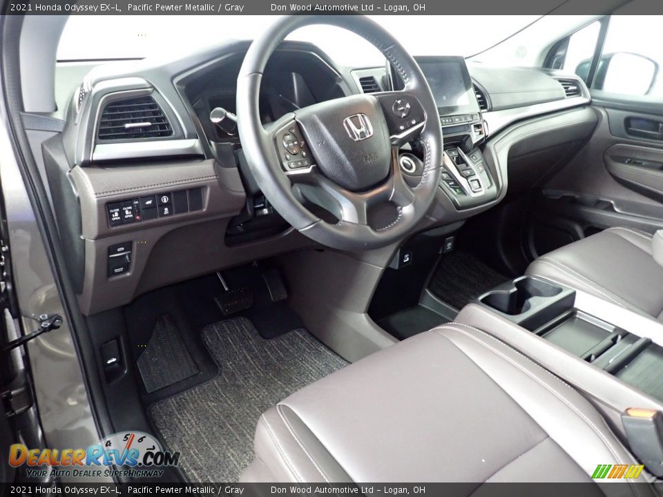 2021 Honda Odyssey EX-L Pacific Pewter Metallic / Gray Photo #31