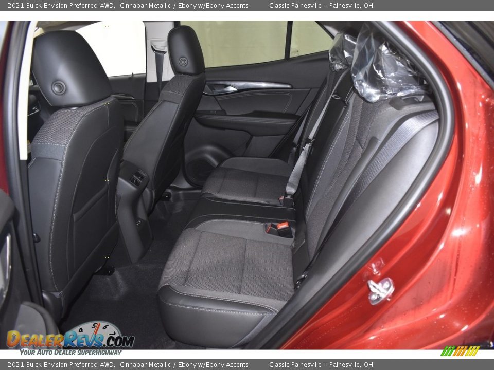 Rear Seat of 2021 Buick Envision Preferred AWD Photo #7