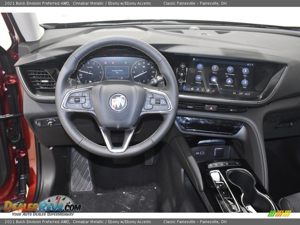 Dashboard of 2021 Buick Envision Preferred AWD Photo #11