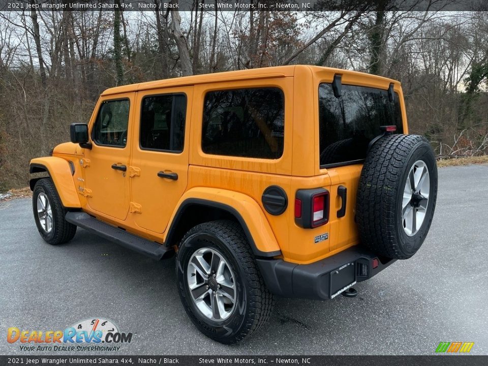 2021 Jeep Wrangler Unlimited Sahara 4x4 Nacho / Black Photo #8