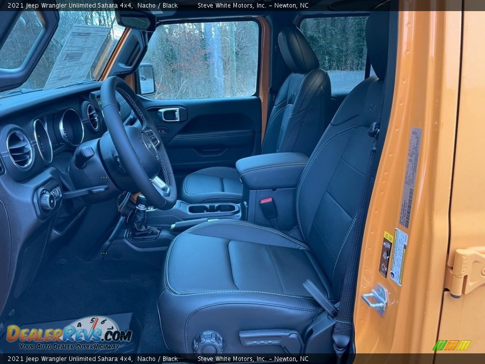 Front Seat of 2021 Jeep Wrangler Unlimited Sahara 4x4 Photo #10