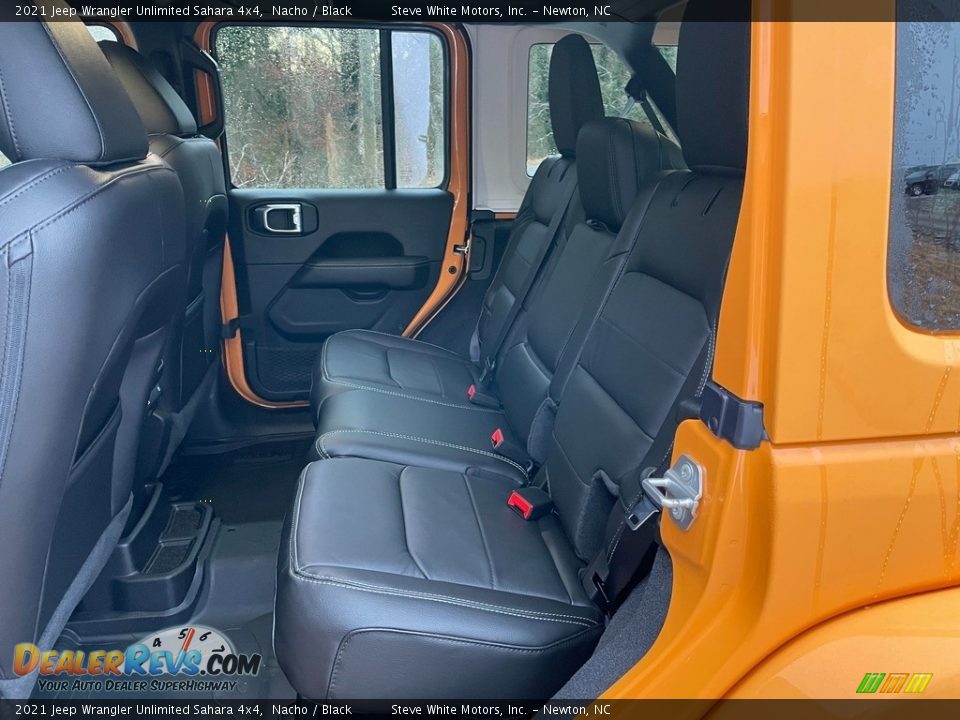 Rear Seat of 2021 Jeep Wrangler Unlimited Sahara 4x4 Photo #13