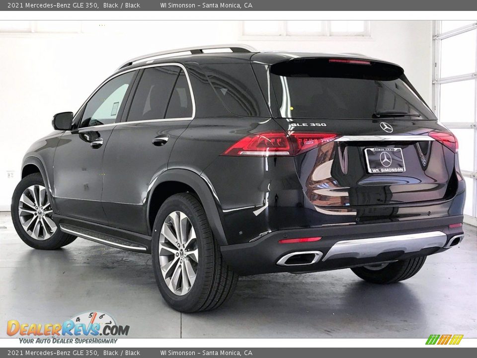 2021 Mercedes-Benz GLE 350 Black / Black Photo #2