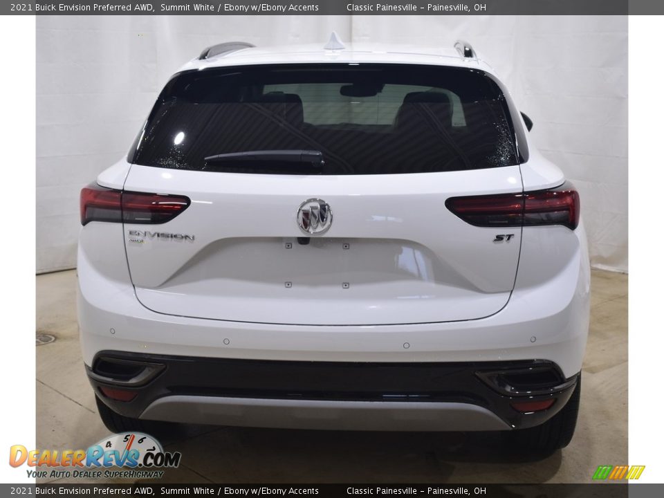 2021 Buick Envision Preferred AWD Summit White / Ebony w/Ebony Accents Photo #3