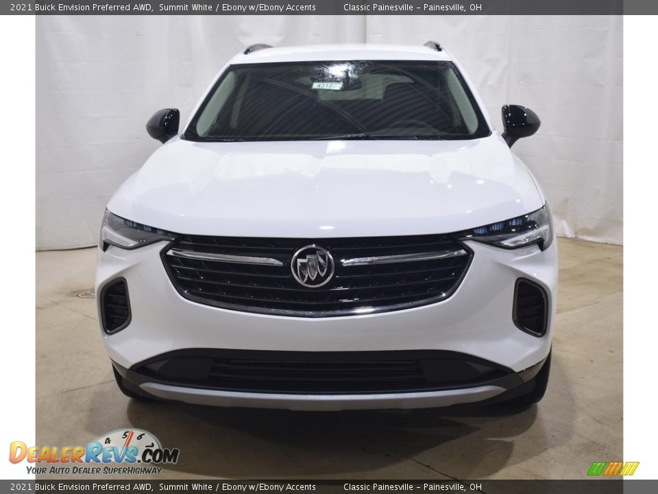 2021 Buick Envision Preferred AWD Summit White / Ebony w/Ebony Accents Photo #4