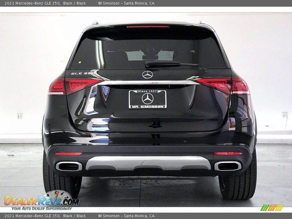 2021 Mercedes-Benz GLE 350 Black / Black Photo #3