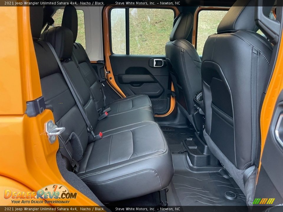 Rear Seat of 2021 Jeep Wrangler Unlimited Sahara 4x4 Photo #16