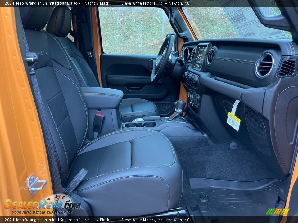 Front Seat of 2021 Jeep Wrangler Unlimited Sahara 4x4 Photo #17