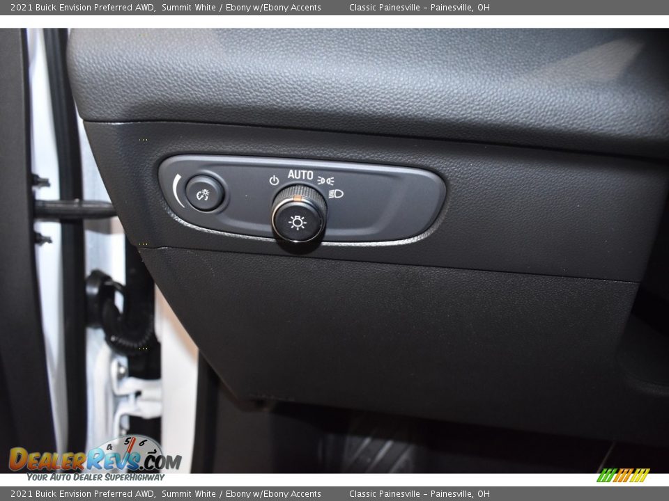 2021 Buick Envision Preferred AWD Summit White / Ebony w/Ebony Accents Photo #9