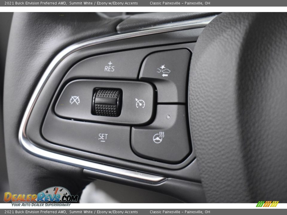 2021 Buick Envision Preferred AWD Summit White / Ebony w/Ebony Accents Photo #12