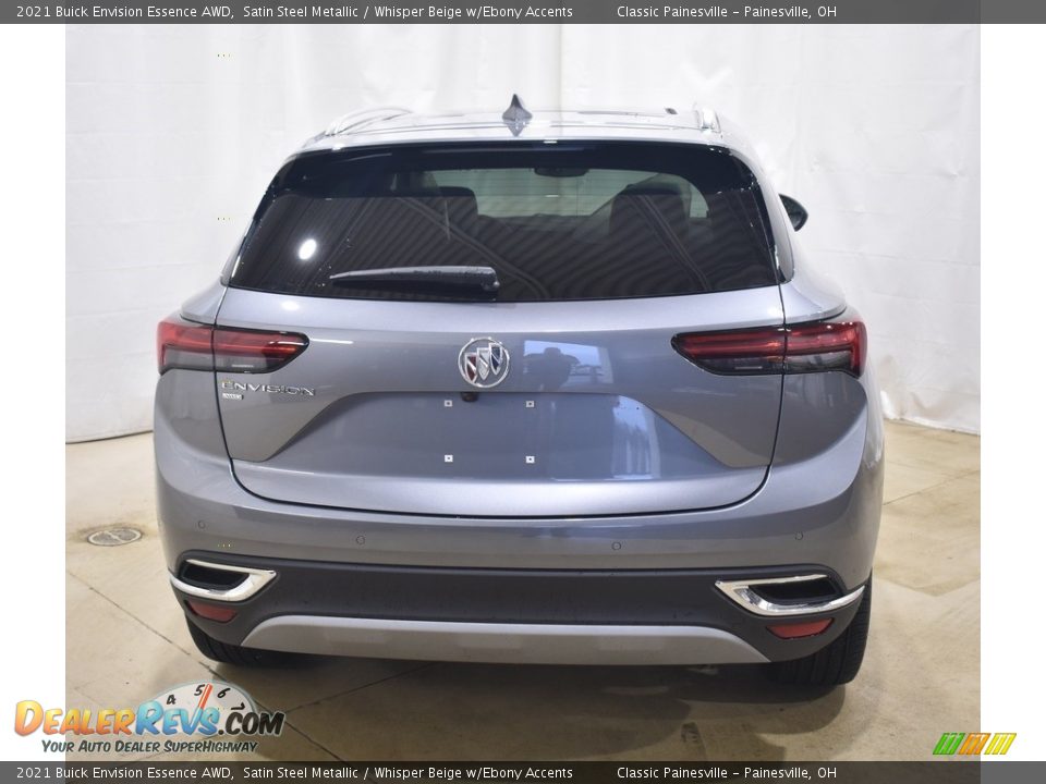 2021 Buick Envision Essence AWD Satin Steel Metallic / Whisper Beige w/Ebony Accents Photo #3