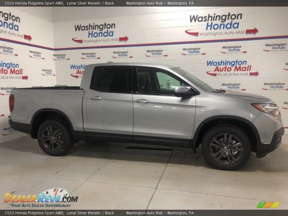 2020 Honda Ridgeline Sport AWD Lunar Silver Metallic / Black Photo #1