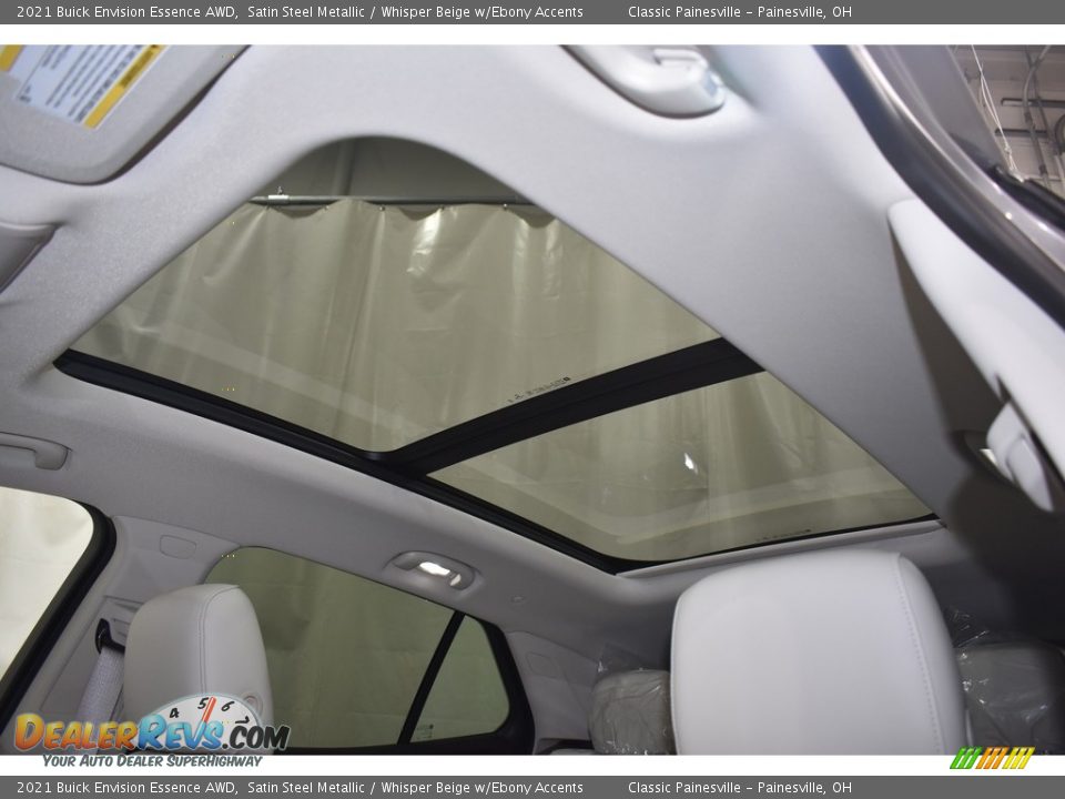 2021 Buick Envision Essence AWD Satin Steel Metallic / Whisper Beige w/Ebony Accents Photo #6