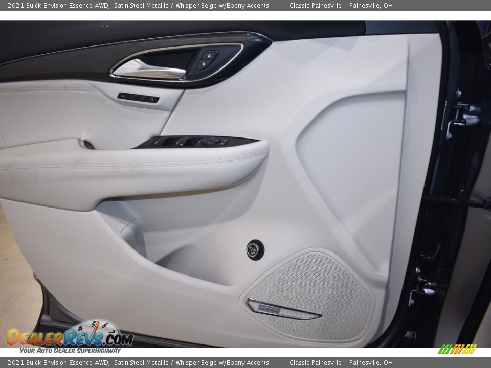 2021 Buick Envision Essence AWD Satin Steel Metallic / Whisper Beige w/Ebony Accents Photo #9