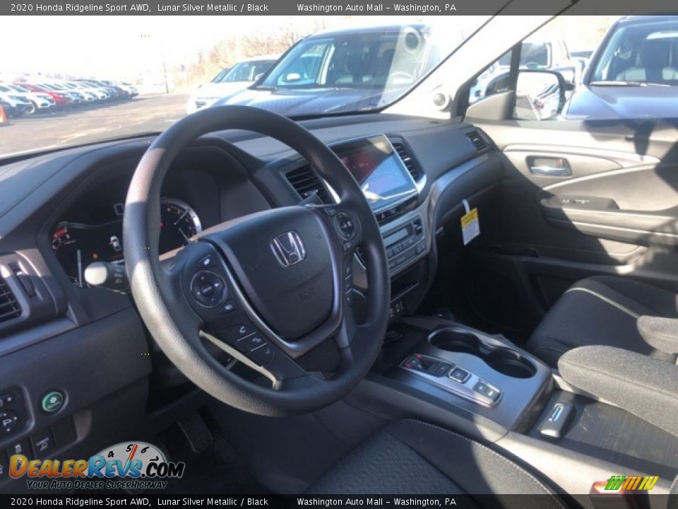 2020 Honda Ridgeline Sport AWD Lunar Silver Metallic / Black Photo #8