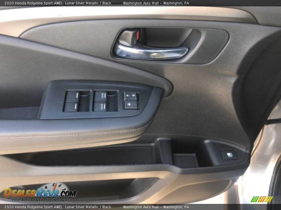 2020 Honda Ridgeline Sport AWD Lunar Silver Metallic / Black Photo #9