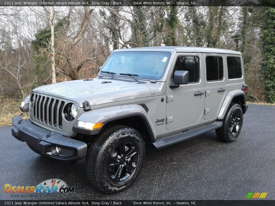 2021 Jeep Wrangler Unlimited Sahara Altitude 4x4 Sting-Gray / Black Photo #2