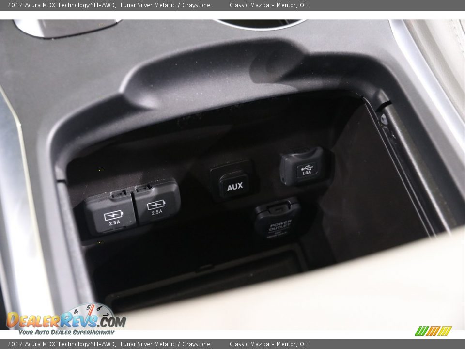 2017 Acura MDX Technology SH-AWD Lunar Silver Metallic / Graystone Photo #20