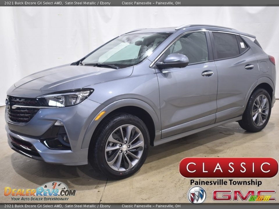 2021 Buick Encore GX Select AWD Satin Steel Metallic / Ebony Photo #1