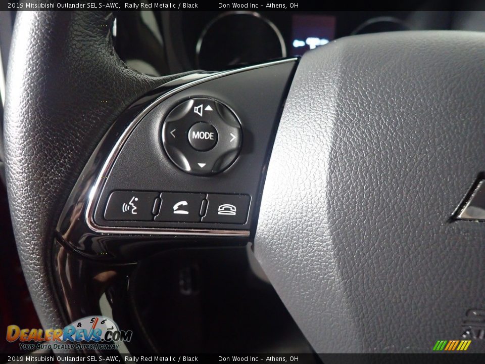 2019 Mitsubishi Outlander SEL S-AWC Rally Red Metallic / Black Photo #31