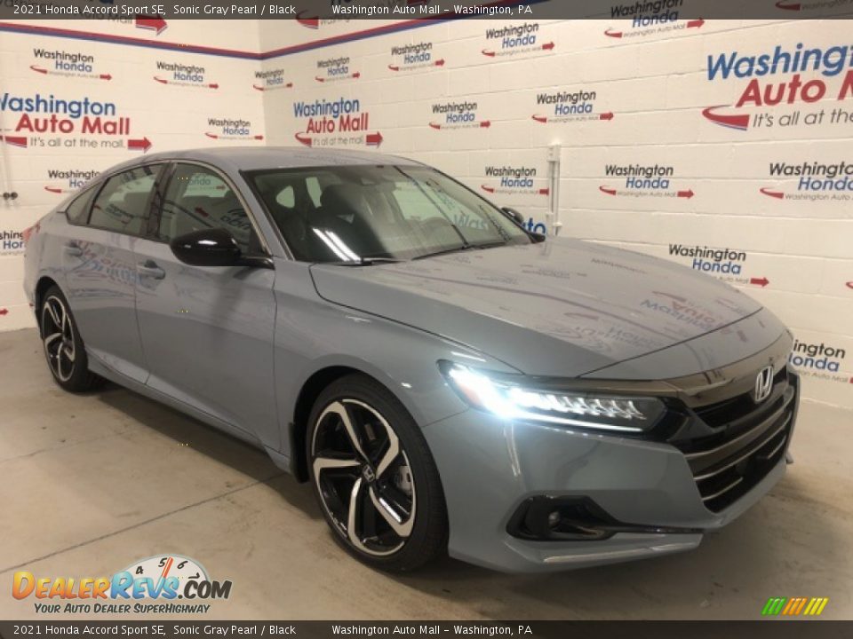 2021 Honda Accord Sport SE Sonic Gray Pearl / Black Photo #2