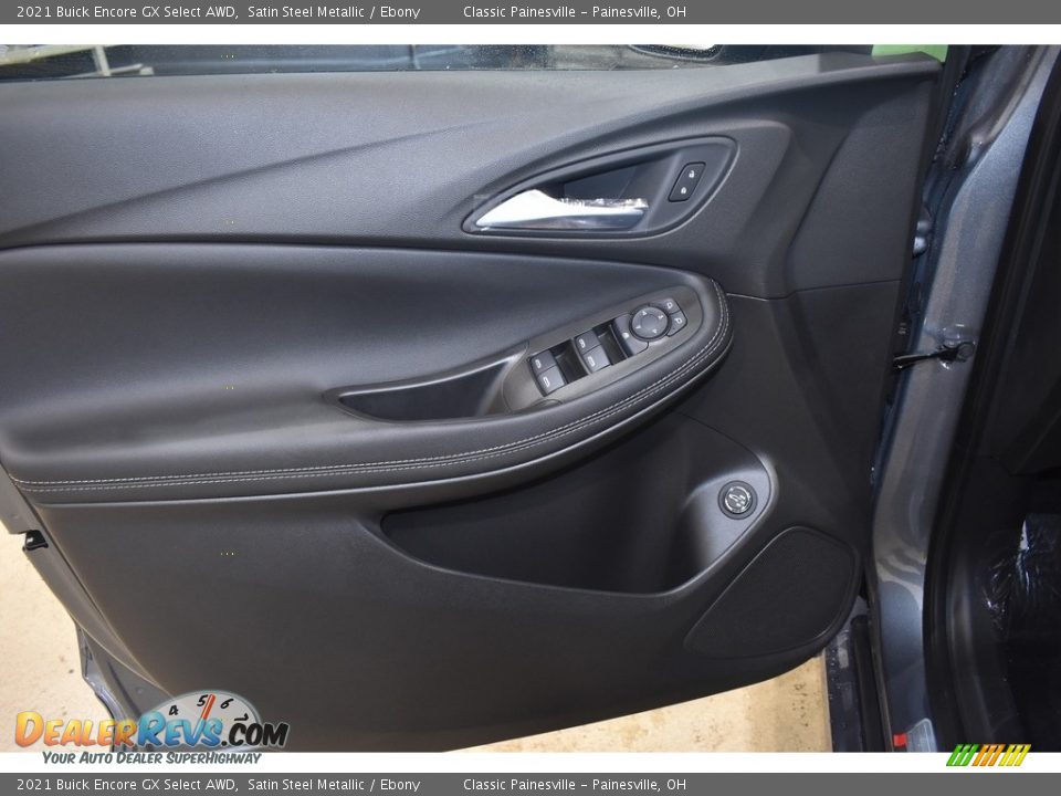 2021 Buick Encore GX Select AWD Satin Steel Metallic / Ebony Photo #9