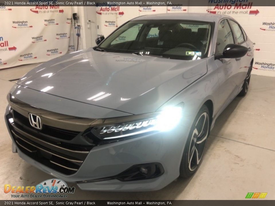 2021 Honda Accord Sport SE Sonic Gray Pearl / Black Photo #3