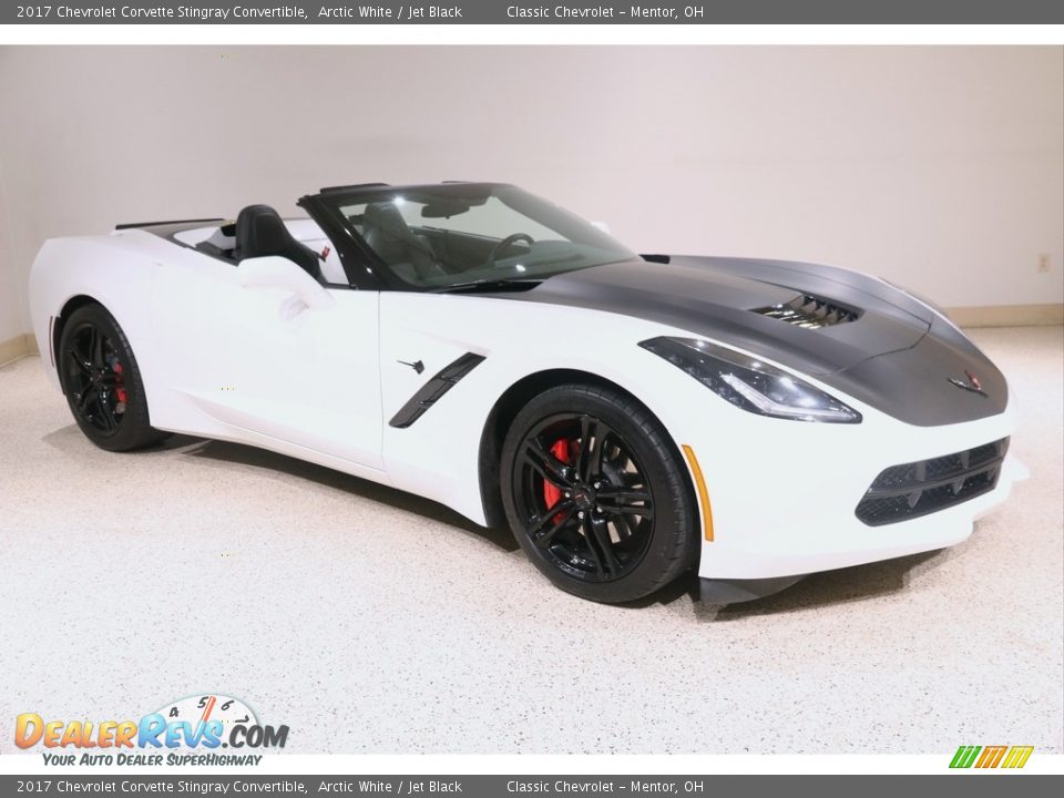 2017 Chevrolet Corvette Stingray Convertible Arctic White / Jet Black Photo #1