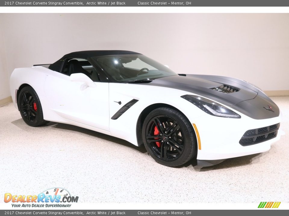 2017 Chevrolet Corvette Stingray Convertible Arctic White / Jet Black Photo #2