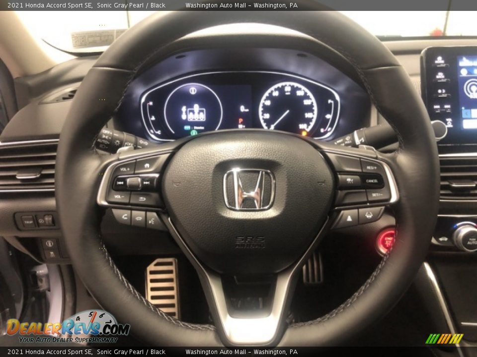 2021 Honda Accord Sport SE Sonic Gray Pearl / Black Photo #9