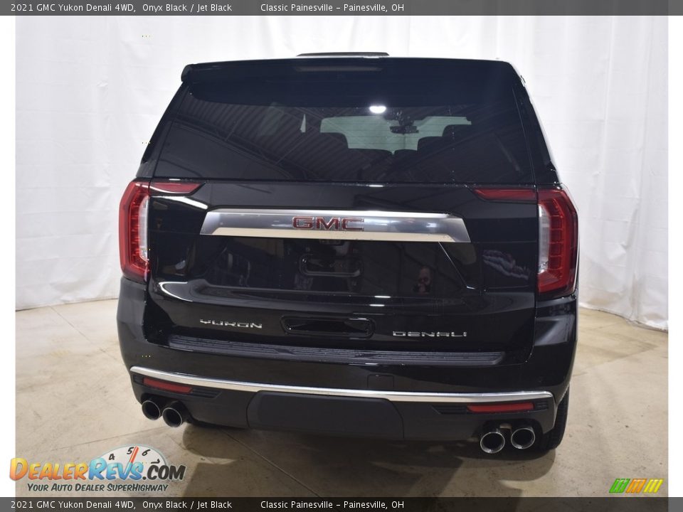 2021 GMC Yukon Denali 4WD Onyx Black / Jet Black Photo #3