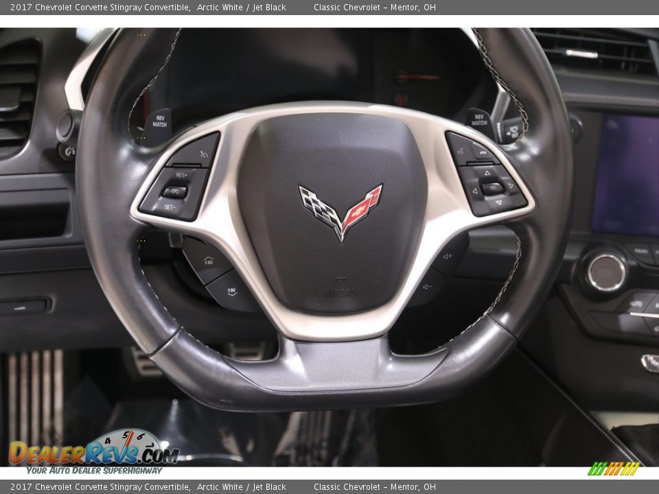 2017 Chevrolet Corvette Stingray Convertible Arctic White / Jet Black Photo #8