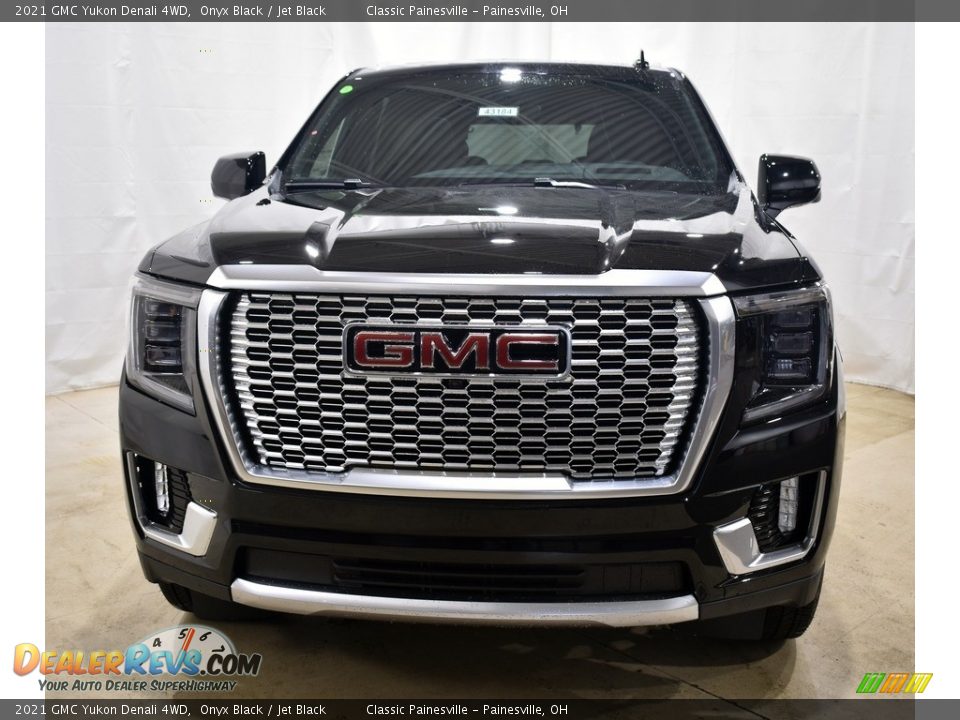 2021 GMC Yukon Denali 4WD Onyx Black / Jet Black Photo #4