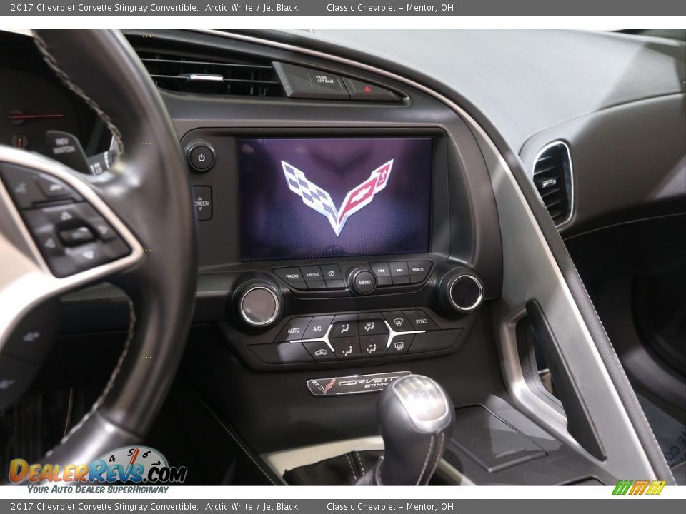 2017 Chevrolet Corvette Stingray Convertible Arctic White / Jet Black Photo #11