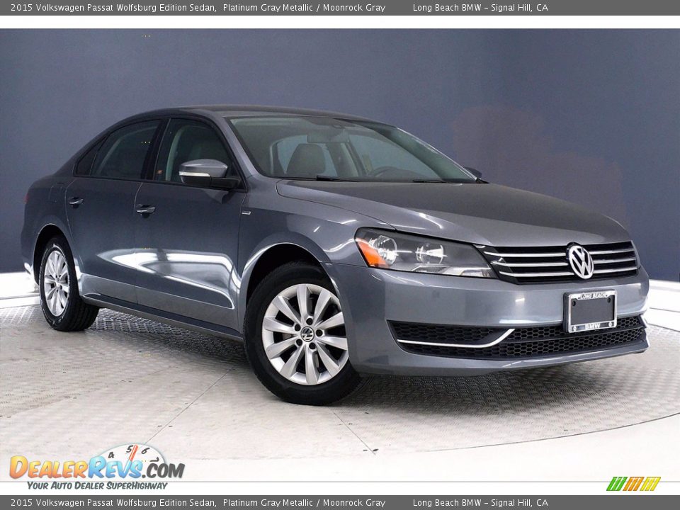 2015 Volkswagen Passat Wolfsburg Edition Sedan Platinum Gray Metallic / Moonrock Gray Photo #1