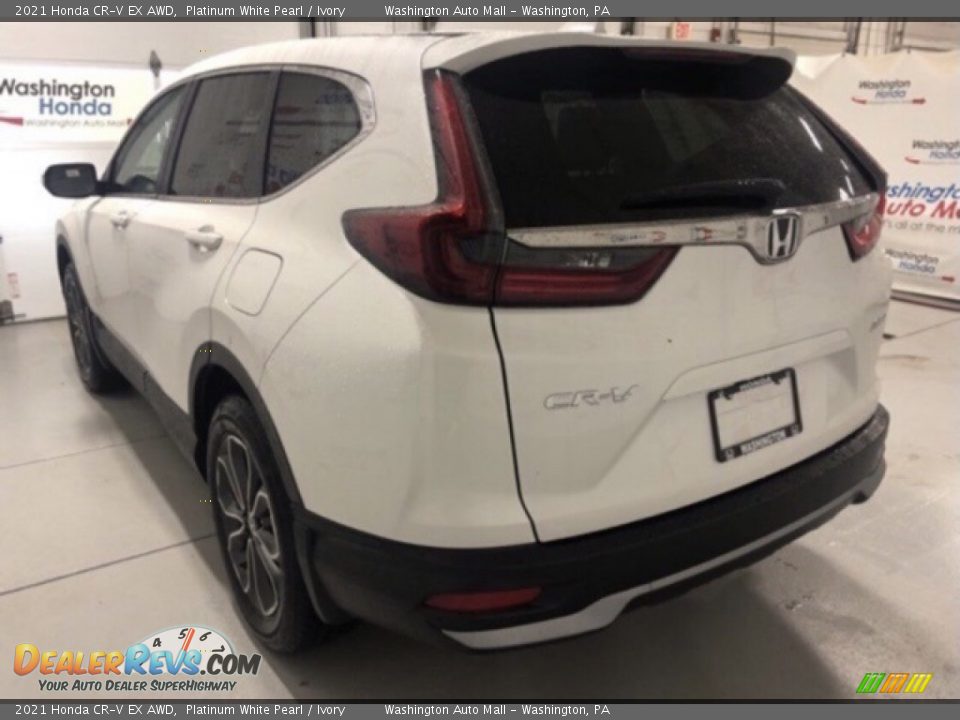 2021 Honda CR-V EX AWD Platinum White Pearl / Ivory Photo #4