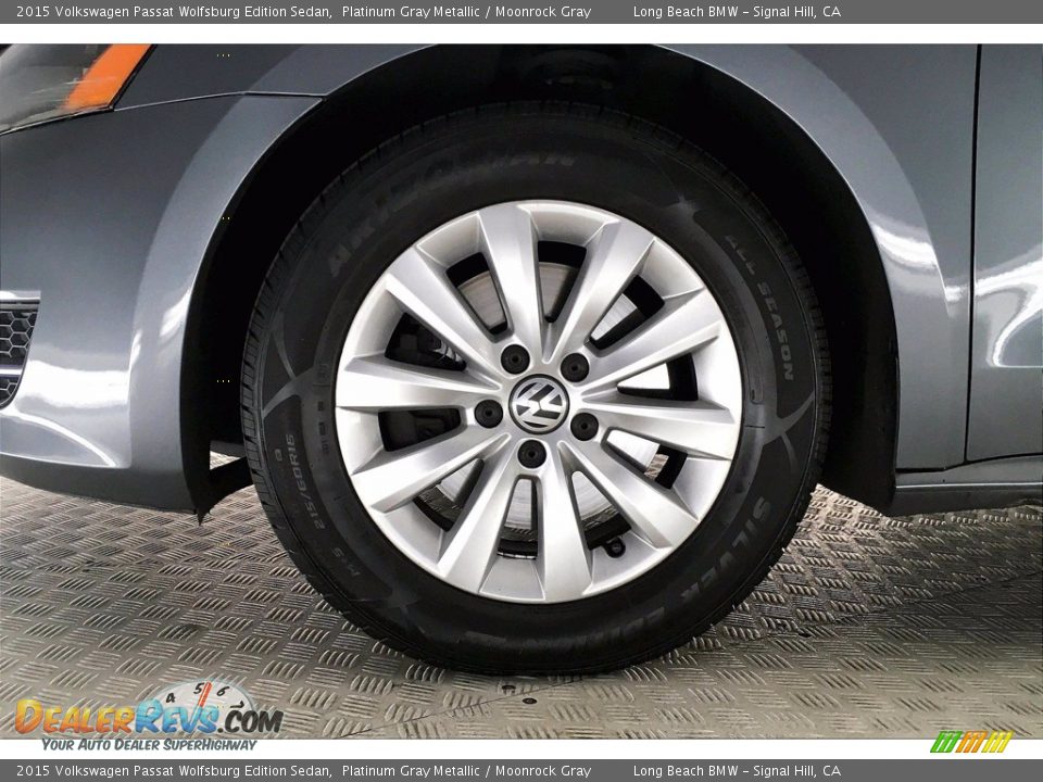 2015 Volkswagen Passat Wolfsburg Edition Sedan Platinum Gray Metallic / Moonrock Gray Photo #8