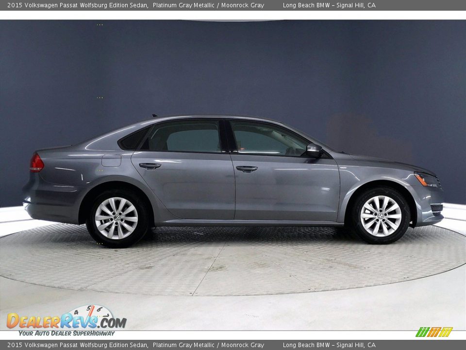 2015 Volkswagen Passat Wolfsburg Edition Sedan Platinum Gray Metallic / Moonrock Gray Photo #14