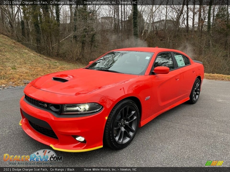 2021 Dodge Charger Scat Pack Go Mango / Black Photo #2