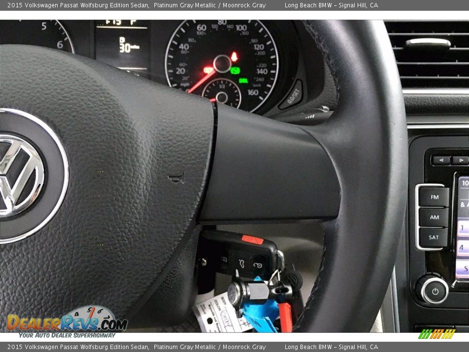 2015 Volkswagen Passat Wolfsburg Edition Sedan Platinum Gray Metallic / Moonrock Gray Photo #19