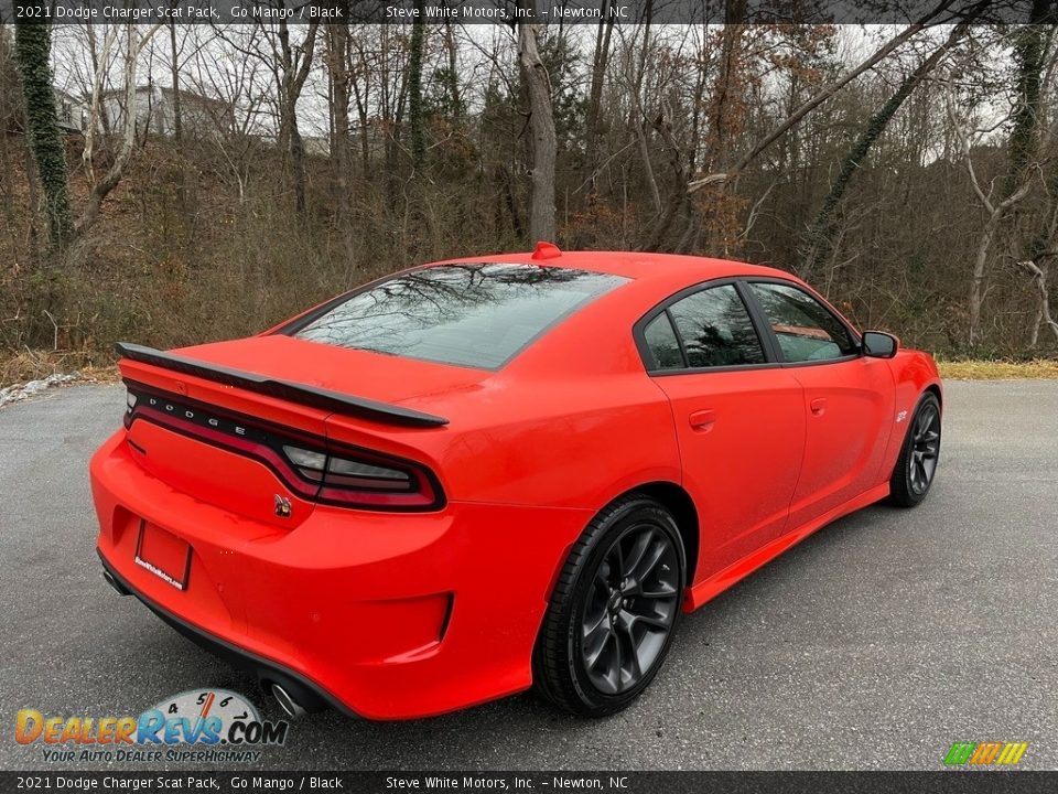 2021 Dodge Charger Scat Pack Go Mango / Black Photo #6