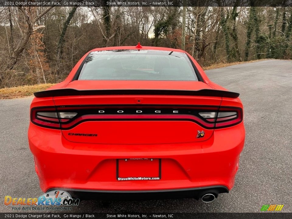 2021 Dodge Charger Scat Pack Go Mango / Black Photo #7