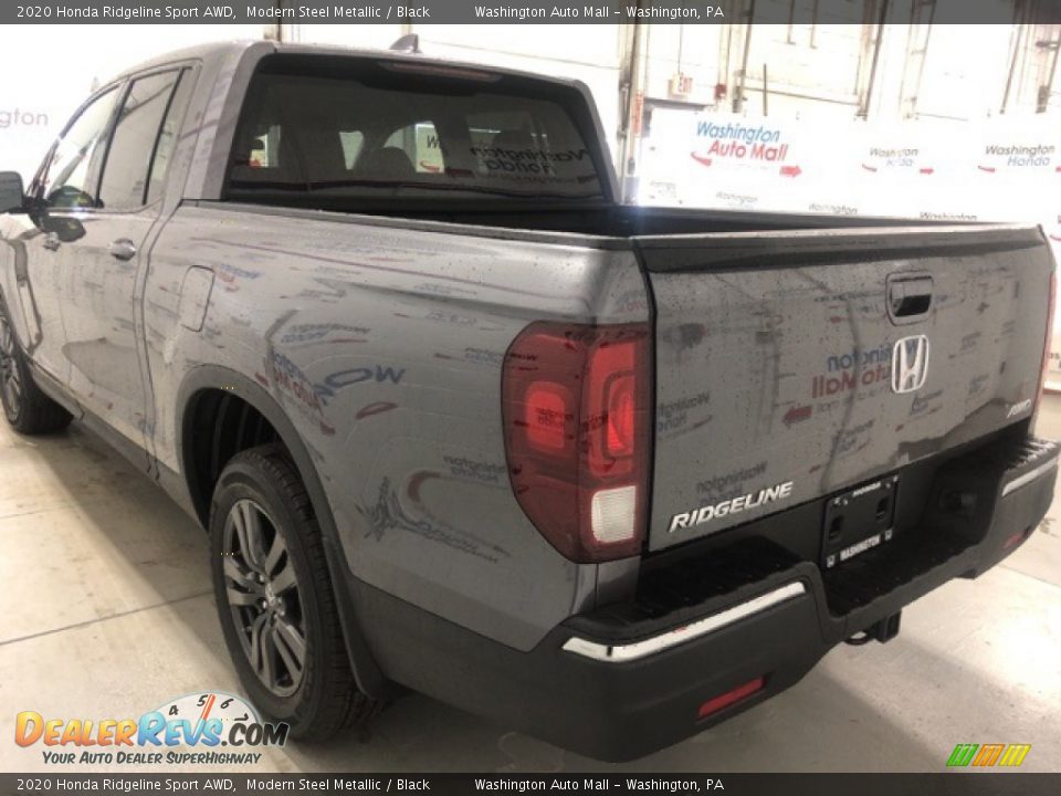 2020 Honda Ridgeline Sport AWD Modern Steel Metallic / Black Photo #3