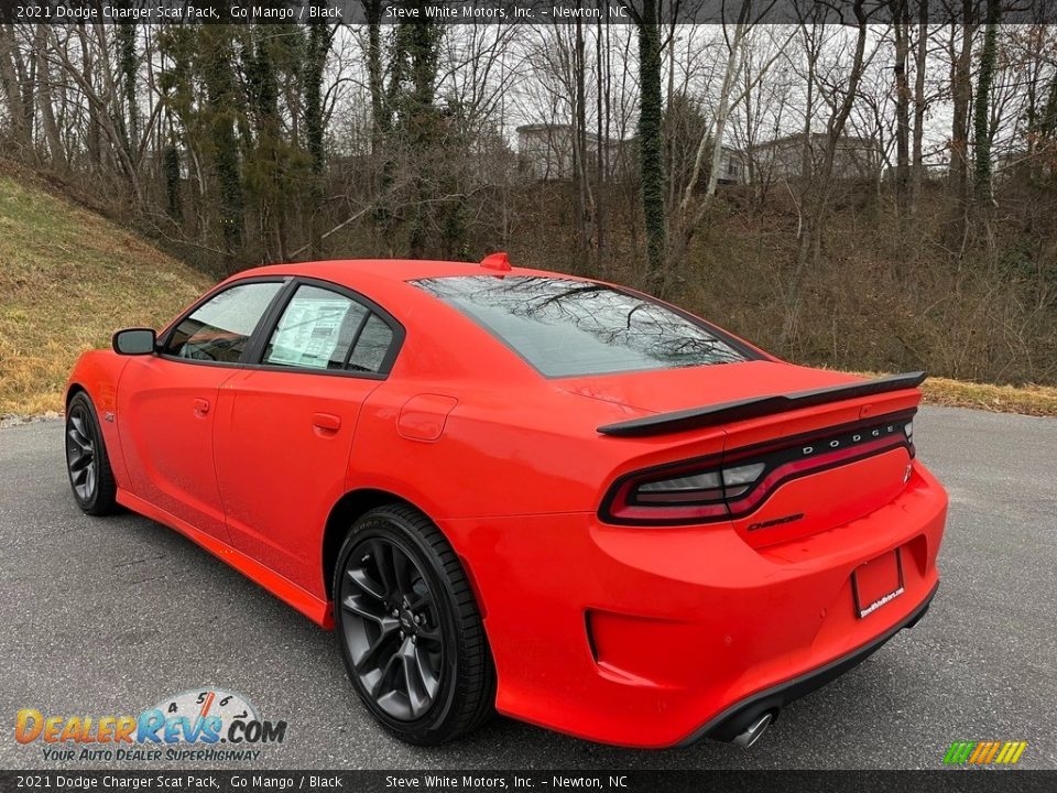 2021 Dodge Charger Scat Pack Go Mango / Black Photo #8