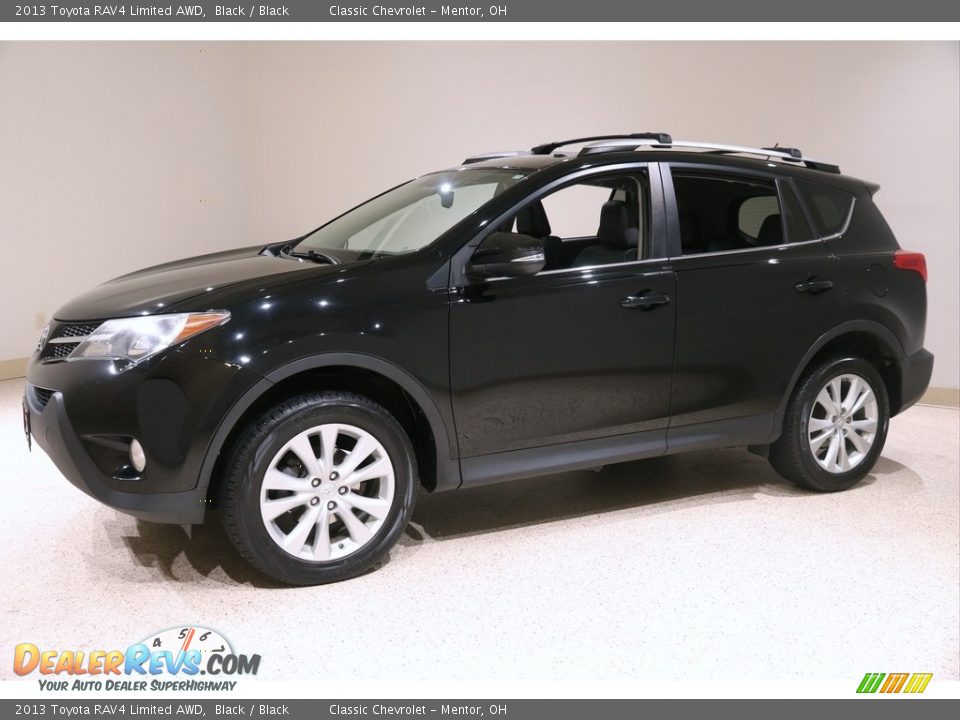 2013 Toyota RAV4 Limited AWD Black / Black Photo #3